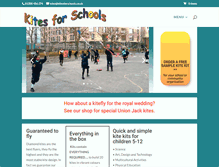 Tablet Screenshot of kitesforschools.co.uk